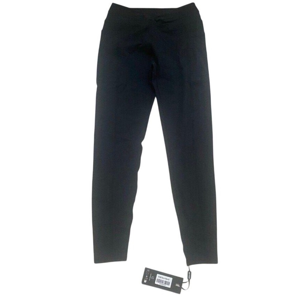 Bo+Tee Full Length Leggings with Pockets Black Medium BT0065 BT0065-M-BLACK-M